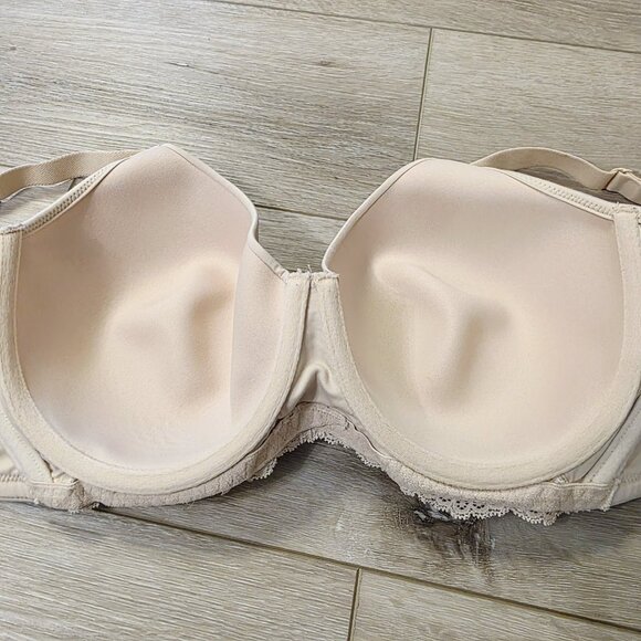 Modern Movement Nude Underwire Bra Lace Womens 34D - Picture 6 of 6